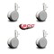 Service Caster 3 Inch MRI Safe Casters, 7/16 Grip Ring Stem, Set of 4, 4PK SCC-GR02S75-TPR-GRY-716138-MRI-4 - alternate 2